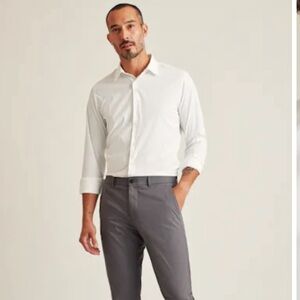 Bonobos Tech Button Down White sz Medium Short